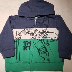 Boys Teenage Mutant Ninja Turtle Zip Up Hoodie